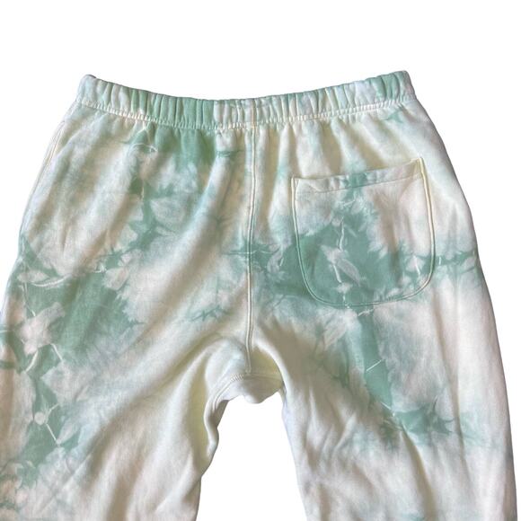 MARKET Arc Hawaiian Garden Tie Dye Green Sweatpants Size Large - Picture 6 of 8